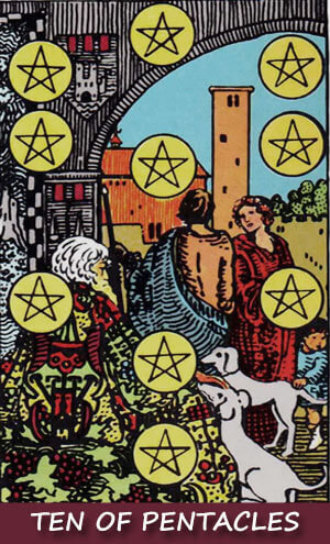 10 if pentacles